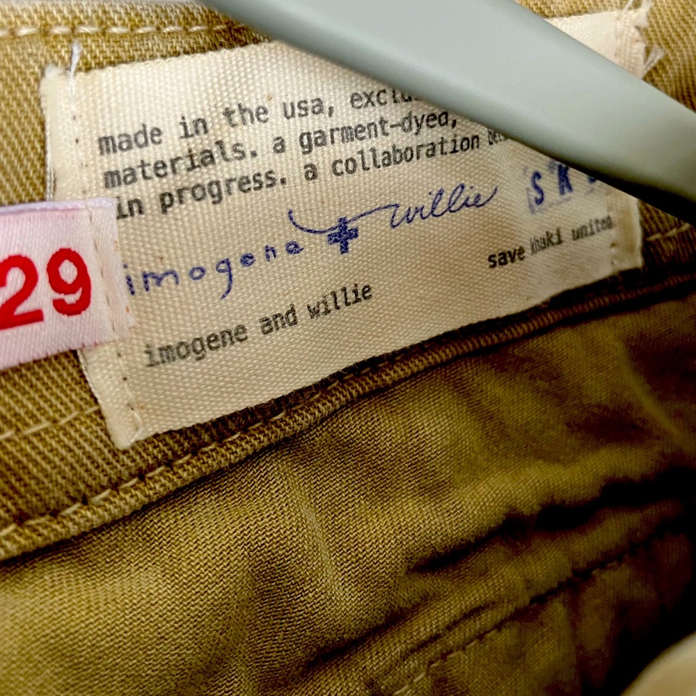 Save Khaki United X Imogene + Willie All American Chino